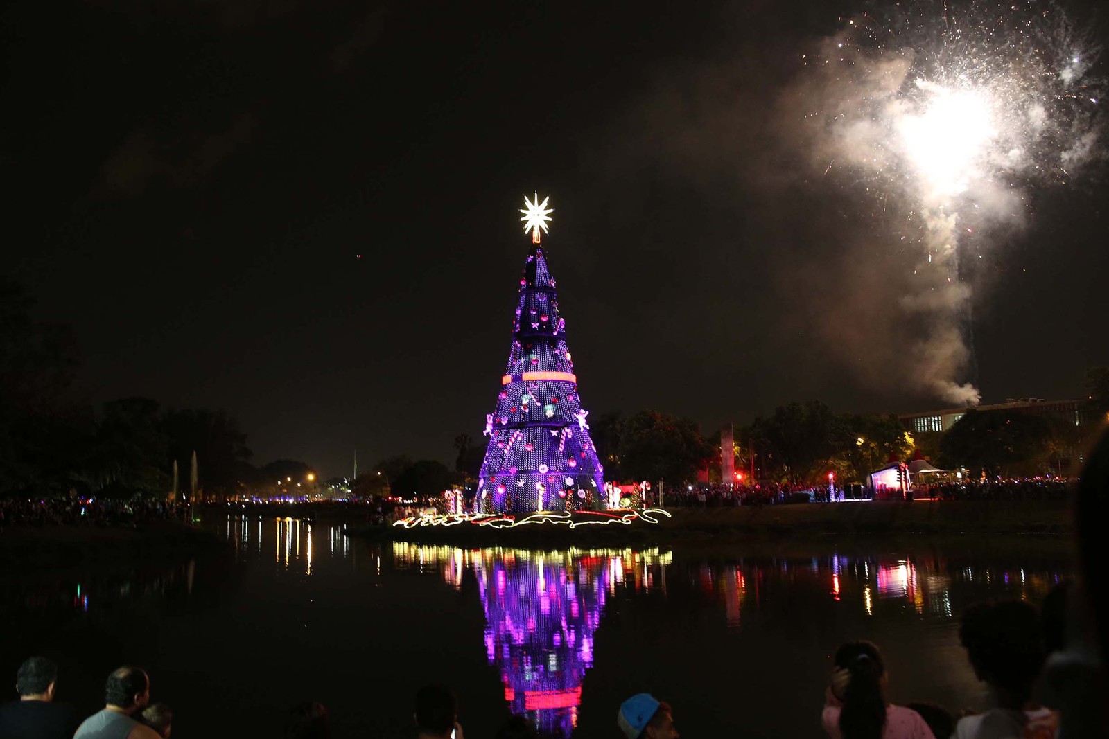 Rvore De Natal Inaugurada No Parque Ibirapuera